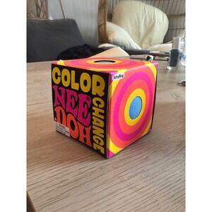 Schylling Color Change NeeDoh Groovy Glob Stress Ball Blue Pink Yellow 25240HY